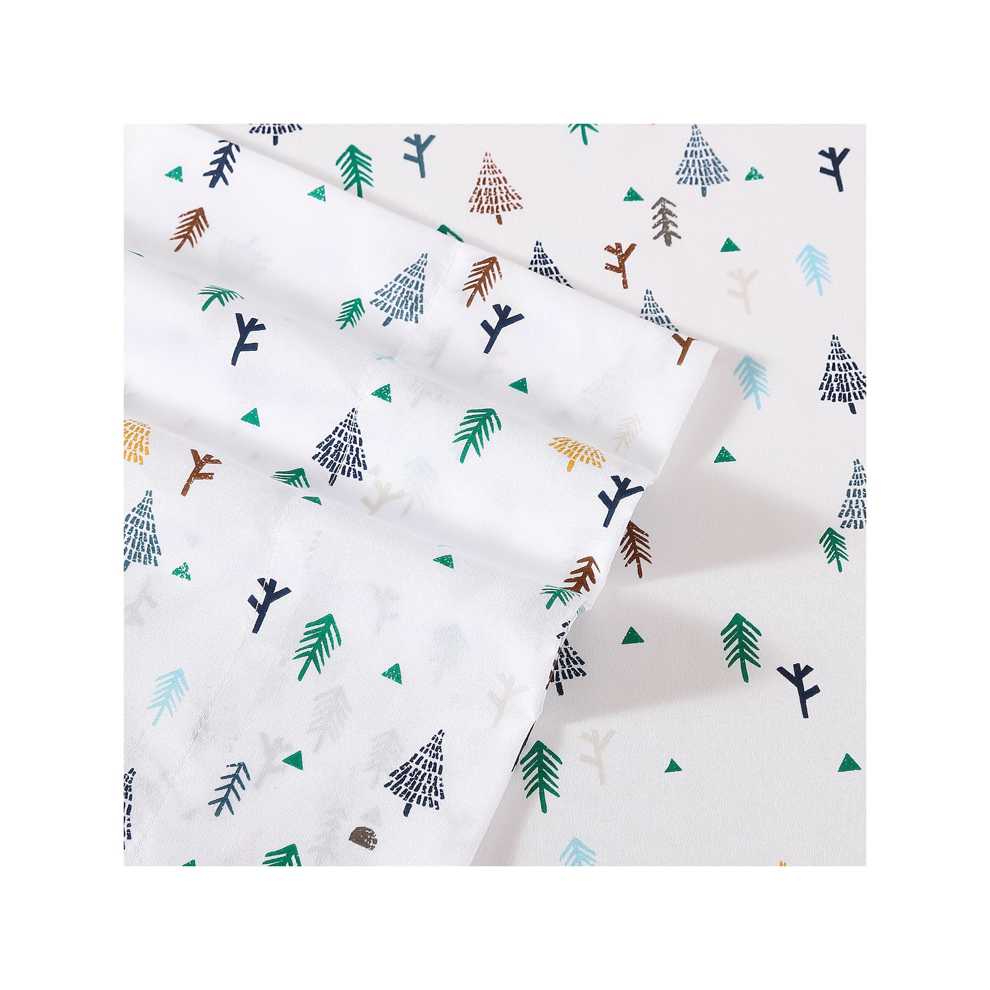 Eddie Bauer Kids Printed Sheet Set with Pillowcases, Trees