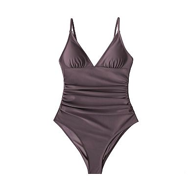 Women's CUPSHE Solid One-Piece Swimsuit