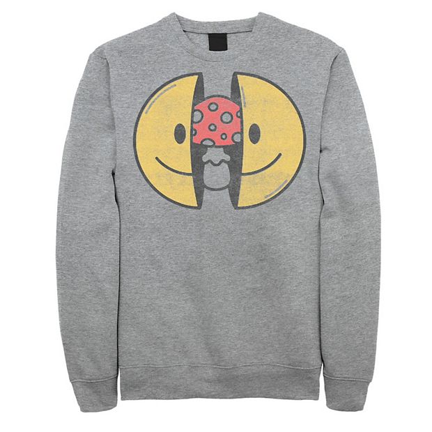 Sweatshirt with smiley cheap face