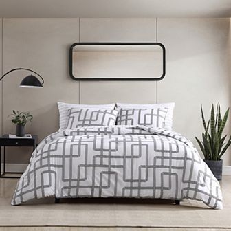 City Scene Mainline White Comforter Set