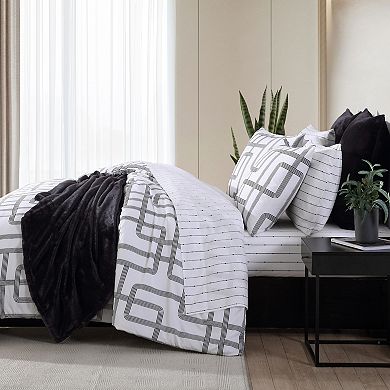 City Scene Mainline White Duvet Set