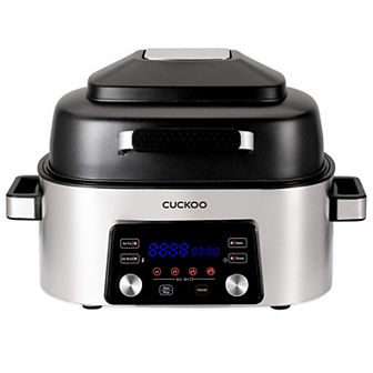 CUCKOO 5-in-1 XL 6-qt Air Grill with Air Fryer, Roast, Bake & Broil Functions