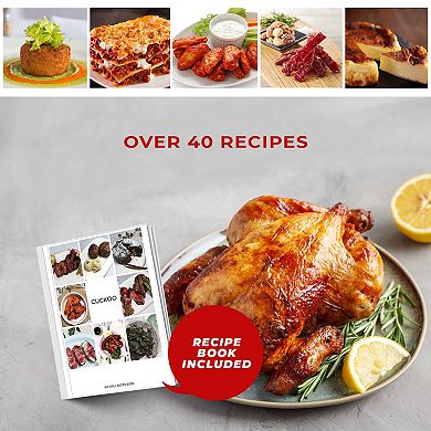 CUCKOO 5-in-1 XL 6-Qt. Air Grill with Air Fryer, Roast, Bake & Broil Functions