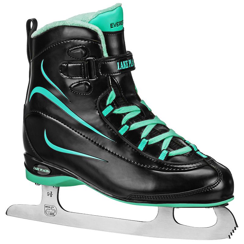 UPC 049288696062 product image for Lake Placid EVEREST Women's Ice Skates, Black Mint, 6 | upcitemdb.com