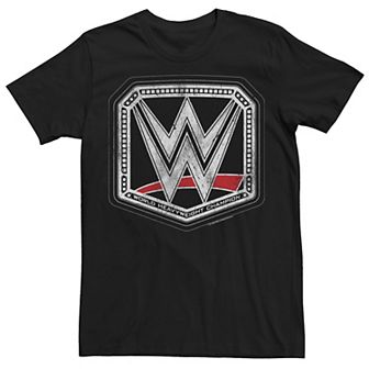 Men's WWE World Heavyweigth Champion Silver Logo Tee