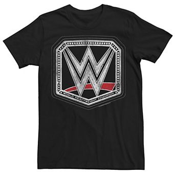 Men's WWE World Heavyweigth Champion Silver Logo Tee
