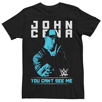 Men's WWE John Cena You Cant See Me Poster Tee