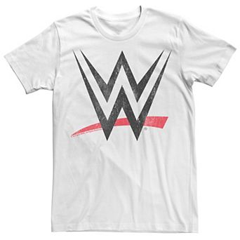 Men's WWE Black & Red WWE Logo Tee