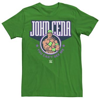 Men's WWE John Cena You Cant See Me Circle Logo Tee