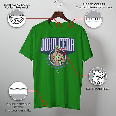 Men's WWE John Cena You Cant See Me Circle Logo Tee