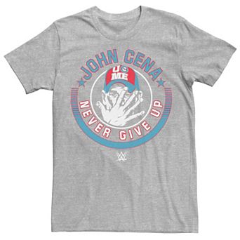Men's WWE John Cena Never Give Up Circle Logo Tee
