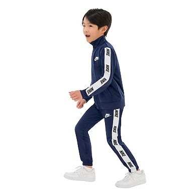 Boys 4-7 Nike Logo Taping Tricot Jacket & Pants Set
