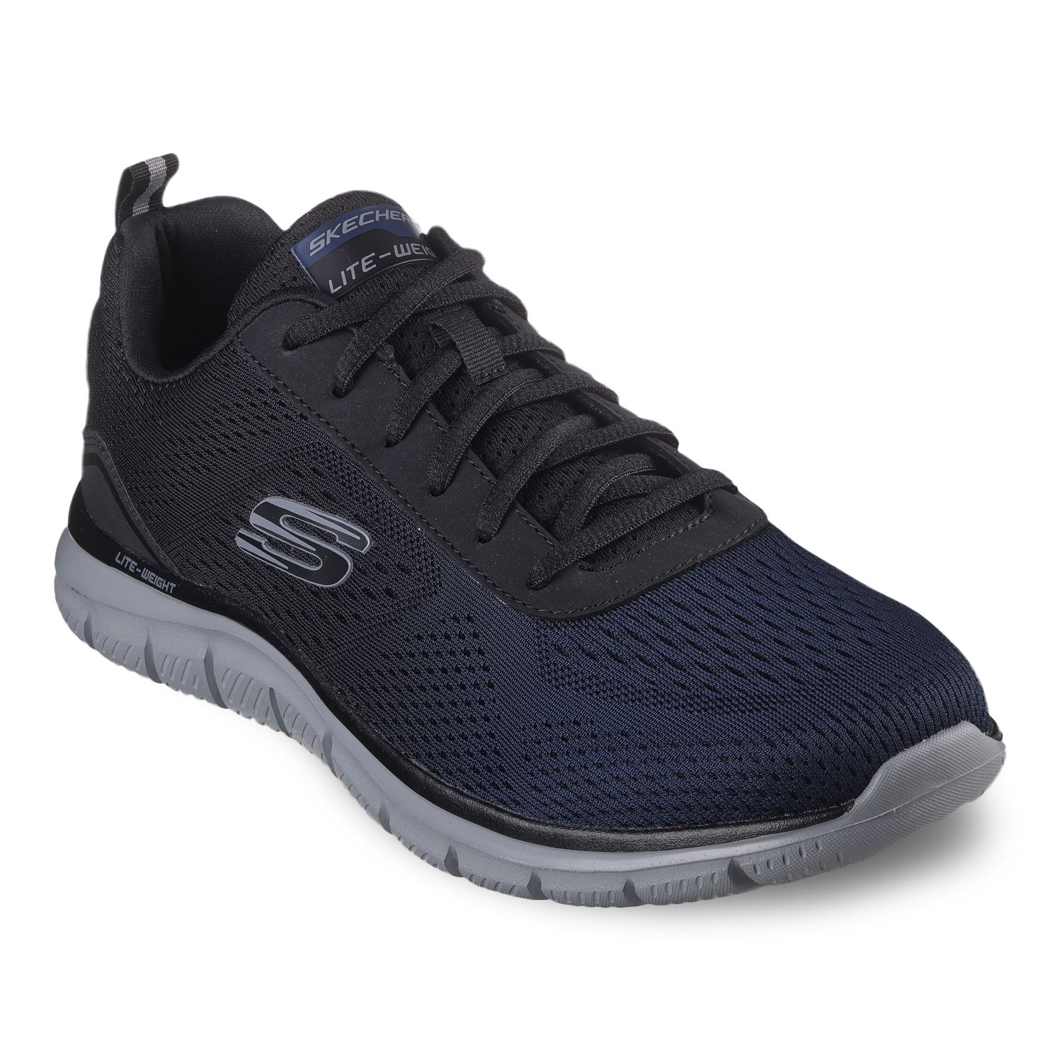 blue skechers memory foam