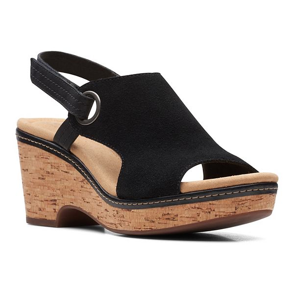 Avenue vedvarende ressource Milliard Clarks® Giselle Sea Women's Suede Wedge Sandals