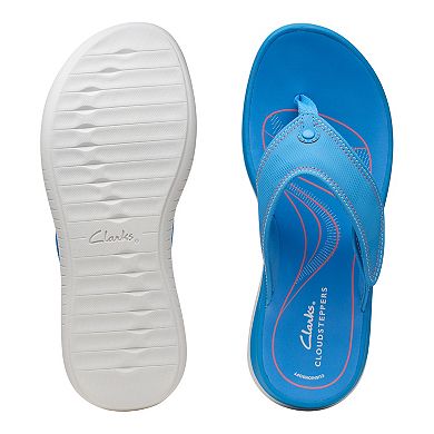 Clarks® Cloudsteppers Glide Post Women's Flip Flop Sandals