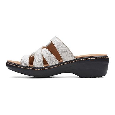 Clarks® Merliah Karli Women's Leather Slide Sandals