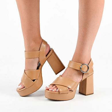 Journee Collection Akeely Tru Comfort Foam™ Women's Heeled Sandals