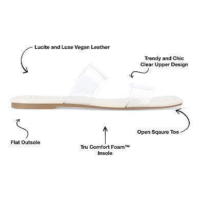 Journee Amata Tru Comfort Foam™ Women's Slide Sandals