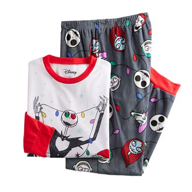 Disney's The Nightmare Before Christmas Men's Holiday Lights Top & Bottoms Pajama Set by Jammies For Your Families®