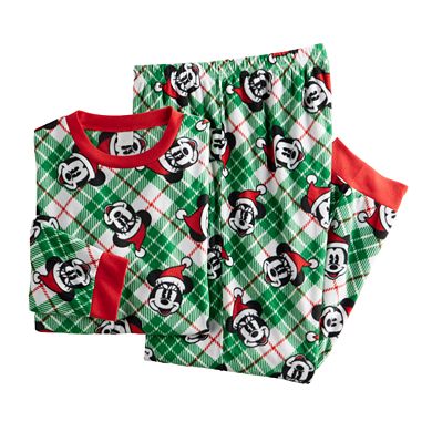Disney's Mickey Mouse & Minnie Mouse Men's Top & Bottoms Pajama Set by Jammies For Your Families??