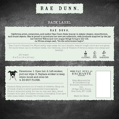 Rae Dunn Puppy Love. Unscented Pet Wipes