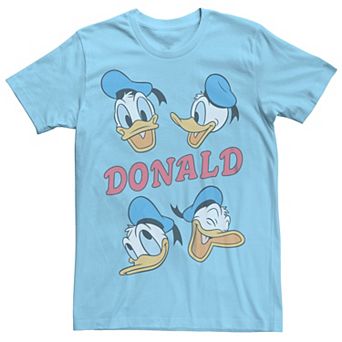 Men's Disney's Donald Duck Four Faces Tee