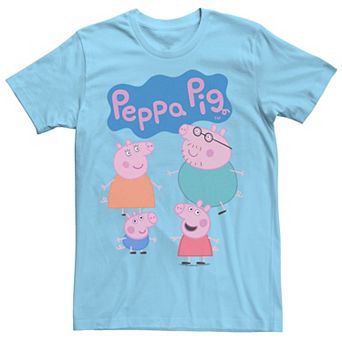 Men's Peppa Pig Family Logo Tee