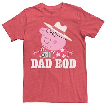 Men's Peppa Pig Father's Day Dad Bod Daddy Tourist Tee