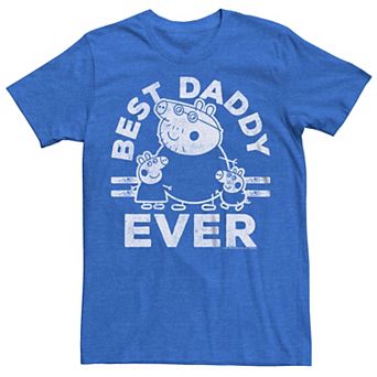 Men's Peppa Pig Father's Day Best Daddy Ever Tee
