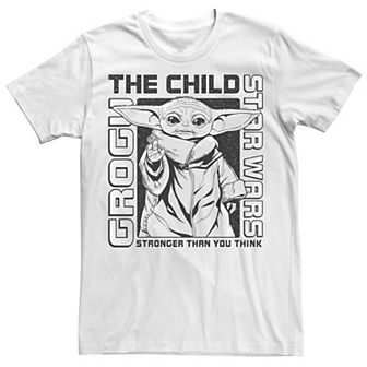 Men's Star Wars The Mandalorioan The Galactic Grogu Poster Tee