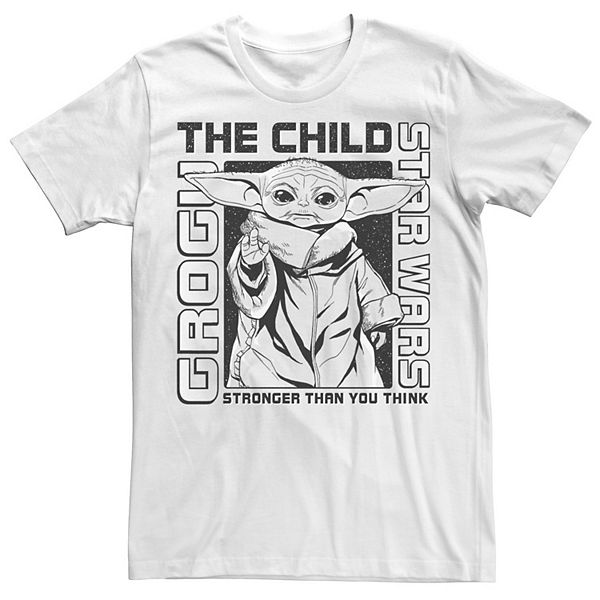 Men's Star Wars The Mandalorioan The Galactic Grogu Poster Tee