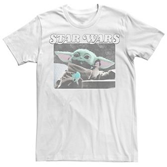 Men's Star Wars The Mandalorioan Grogu Cookie Child Poster Tee