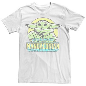 Men's Star Wars The Mandalorioan Grogu The Mandalorian Child Logo Tee