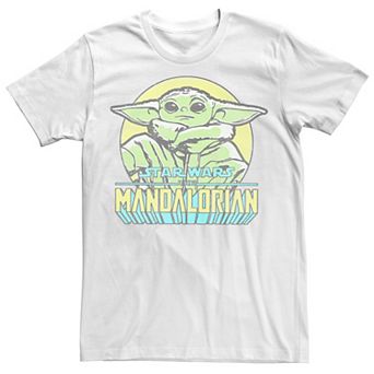Men's Star Wars The Mandalorioan Grogu The Mandalorian Child Logo Tee