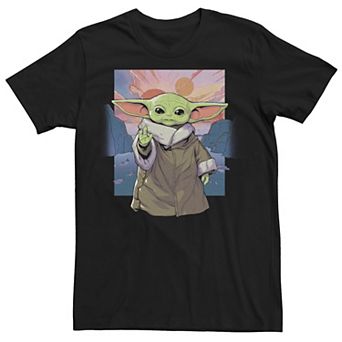 Men's Star Wars The Mandalorioan Grogu Scene 2 Tee