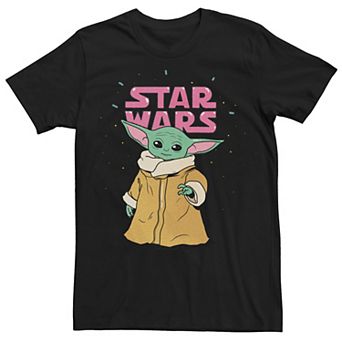 Men's Star Wars The Mandalorioan Grogu Child Bubbles Poster Tee