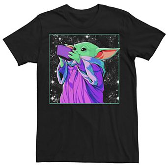 Men's Star Wars The Mandalorioan The Soup Of Grogu Poser Tee
