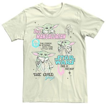 Men's Star Wars The Mandalorian Grogu Collage Tee