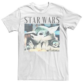 Men's Star Wars The Mandalorioan Sunlight Grogu Poster Tee
