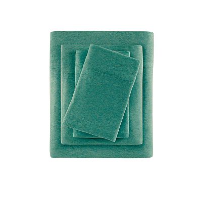 Urban Habitat Heathered Cotton Jersey Knit Antimicrobial Sheet Set