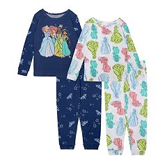 Disney's Lilo & Stitch Girls 6-12 4-Piece Tops & Bottoms Pajama Set