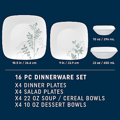 Corelle Amalie 16-pc. Dinnerware Set