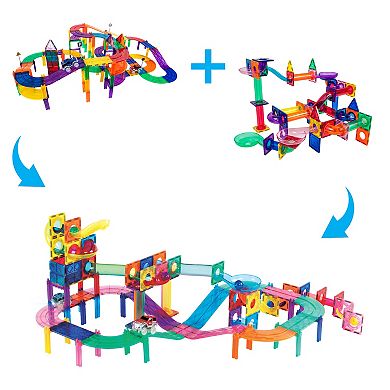 PICASSOTILES 108PC MAGNETIC MARBLE RUN