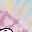 Blue Pink Light Yellow