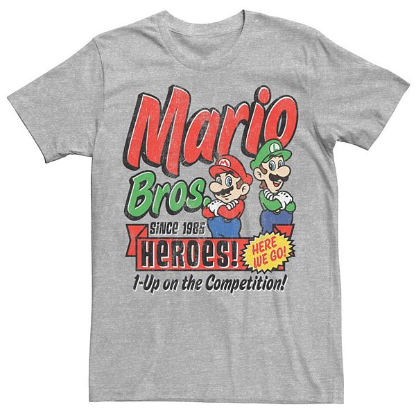 Men's Nintendo Mario Bros Heroes Tee