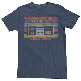 Men's Nintendo Classic NES Throwback Controller Since 1985 Tee