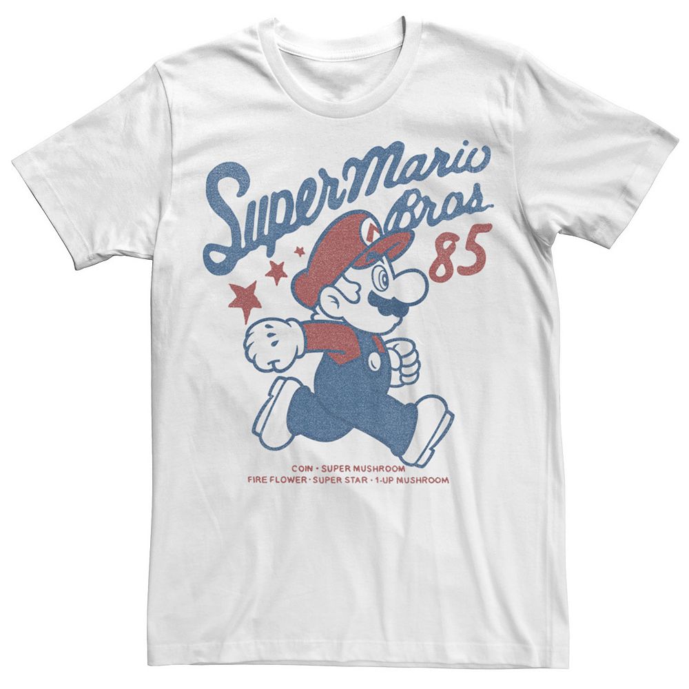 Men's Nintendo Super Mario Bros. '85 Vintage Stars Tee