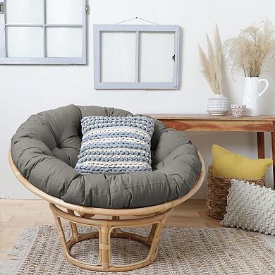 Sorra Home Indoor/Outdoor Sunbrella Round Papasan Cushion