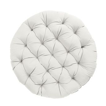 Sorra Home Indoor/Outdoor Sunbrella Round Papasan Cushion