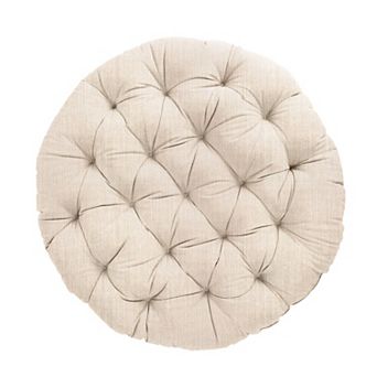 Sorra Home Indoor/Outdoor Sunbrella Round Papasan Cushion